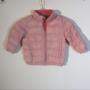 Uniqlo Pink Puffer Jacket Baby Toddler Winter Coat